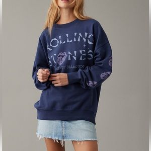 AE Rolling Stones oversized graphic sweatshirt